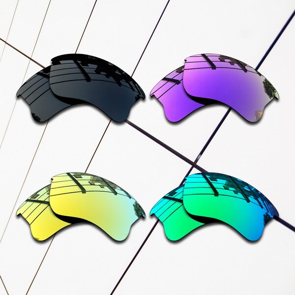 Eos polariserade ersättningslinser för oakley flak jacket xlj solglasögon - olika färger
