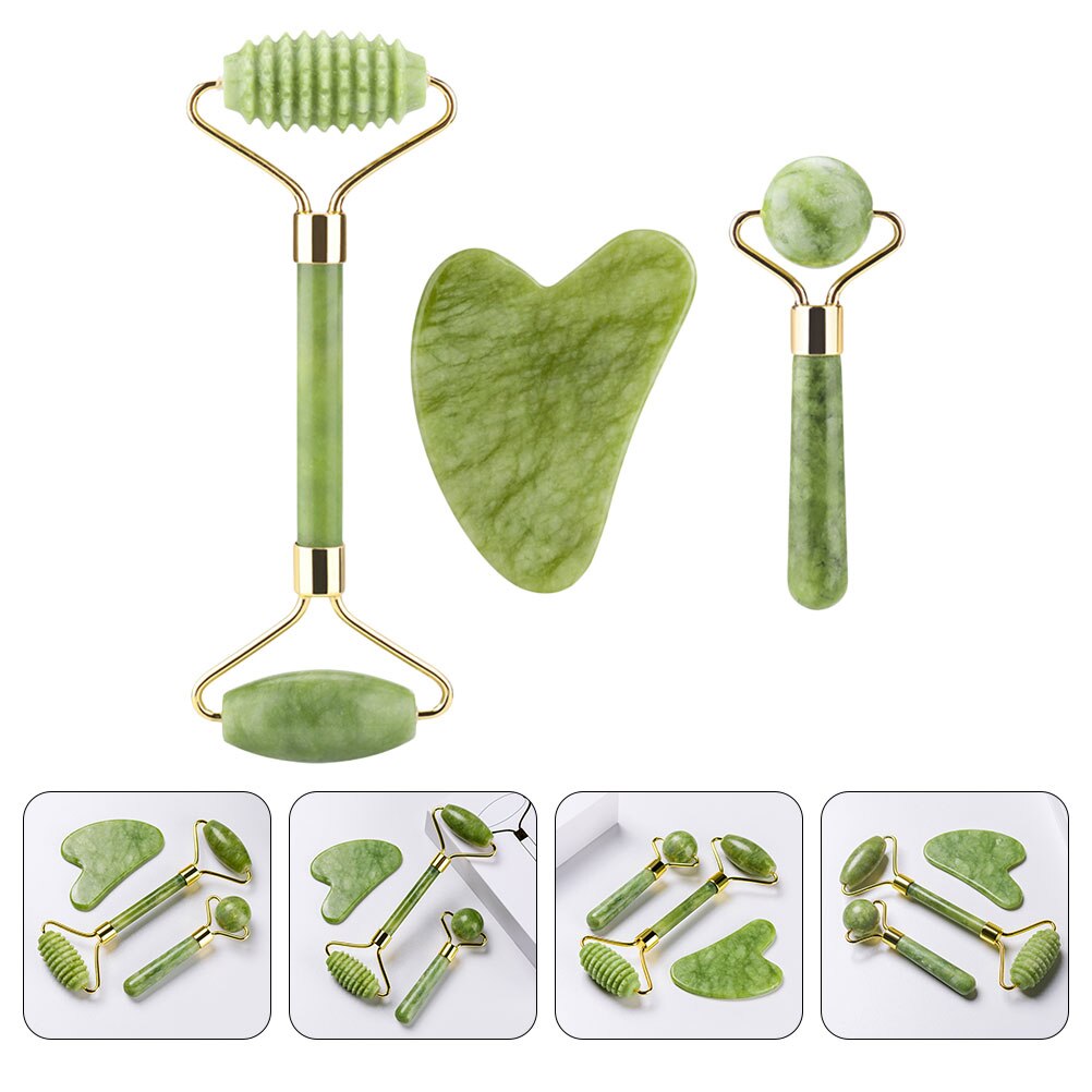 3 stück körper- und gesichtsroller, gesichtsroller-schaber, schabeplatte, schabbrett