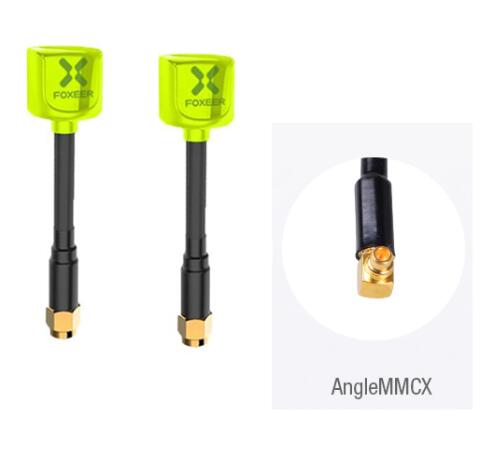 Foxeer 5,8G 3dBi TX RX RHCP Rund-polarisierte Omni FPV Antenne SMA RP-SMA Pilz Antenne: Green Anglemmcx