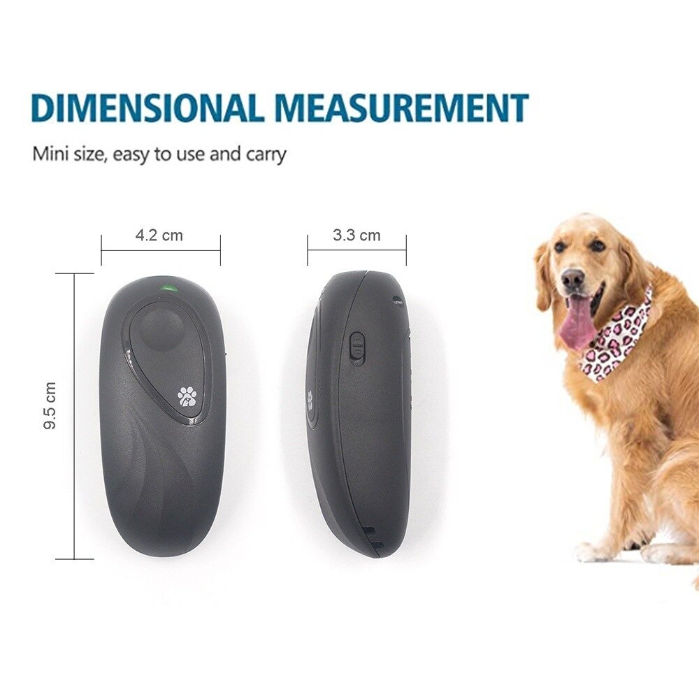 Dog Ultrasonic Anti Barking Device Frequency Hand-held Stop Dog Barking Device for Dog Behavior and Dog Repellent Tools