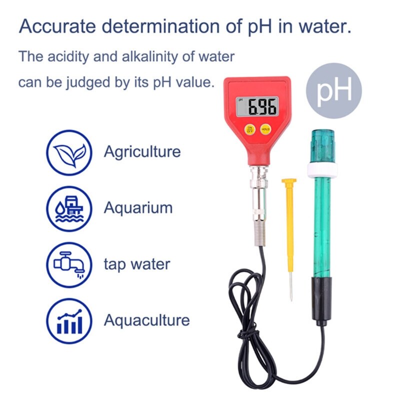 PH-98105 Ph Meter Digitale Zuurgraad Meter Ph Tester Bodem Meter Tester Voor Planten Bloemen Plantaardige Zuurgraad Vocht Ph Meting