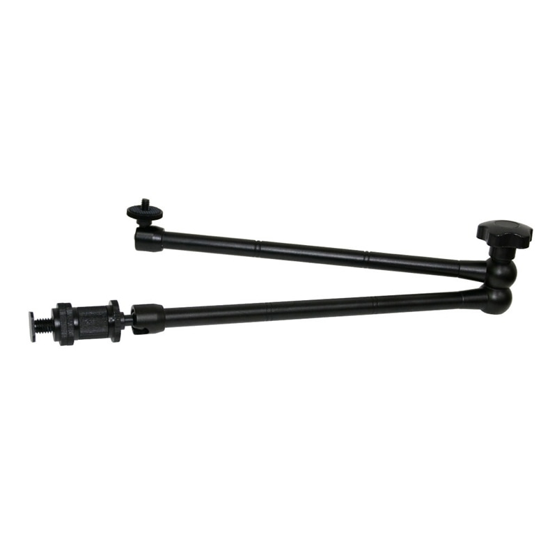 20Inch Adjustable Articulating Friction Magic Arm with Shoe Mount for LED Light DSLR Rig LCD Monitor
