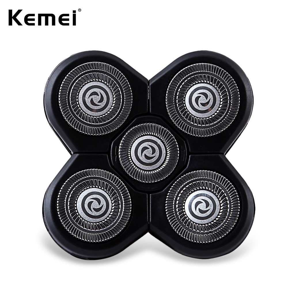 Kemei KM - 5886 5D Replaceable Alternate Floating Heads for Washable Electric Shavers Razor