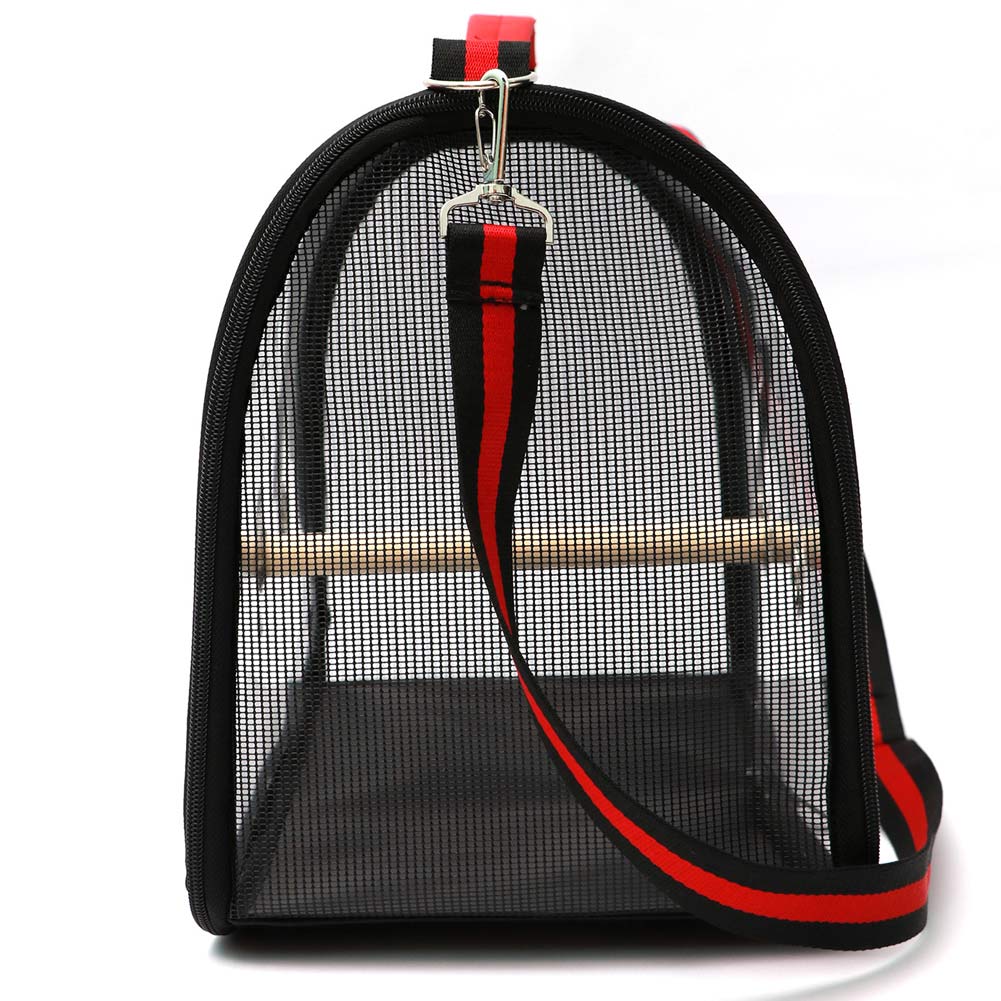 Jaula de transporte para pájaros y loros, accesorios de PVC, transparente, transpirable, para aves P7Ding