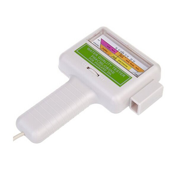 Vand ph /cl2 klor tester niveaumålere til swimmingpool spabade storskærm fysik 17.5*11.6*3.1 cm em88