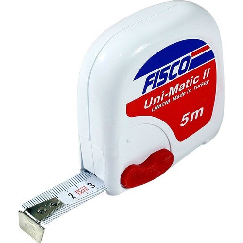 FISCO UNI-MATIC CARBON SPRING STEEL TAPE MEASURE || 5M LENGHT