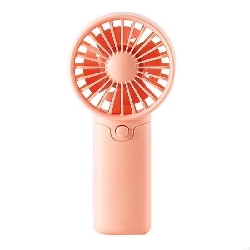 X9FB Fan portátil 1.5V AAA Bateria pequena bolso portátil ventilador elétrico resfriamento para viagens escritório ao: Rosa