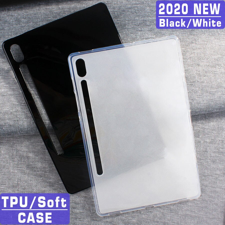 Trasparente caso tablet Per Samsung Galaxy Tab S7 11 Plus 12.4 2020 SM-T970 T975 T870 T875 Goccia Resistente di caso Sottile caso di TPU