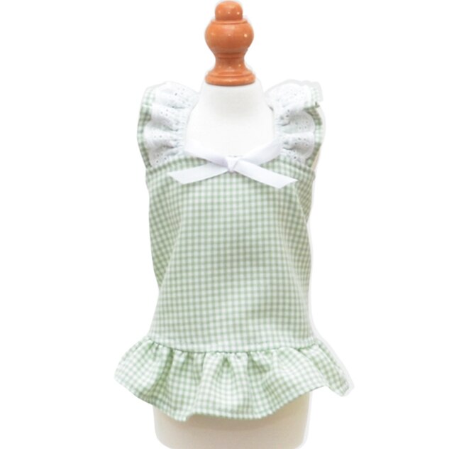 Summer Dog Dress Bowknot Princess Dress Clothes for Small Dogs Wedding Skirt Chihuahua Pug Pet Clothing: B / S