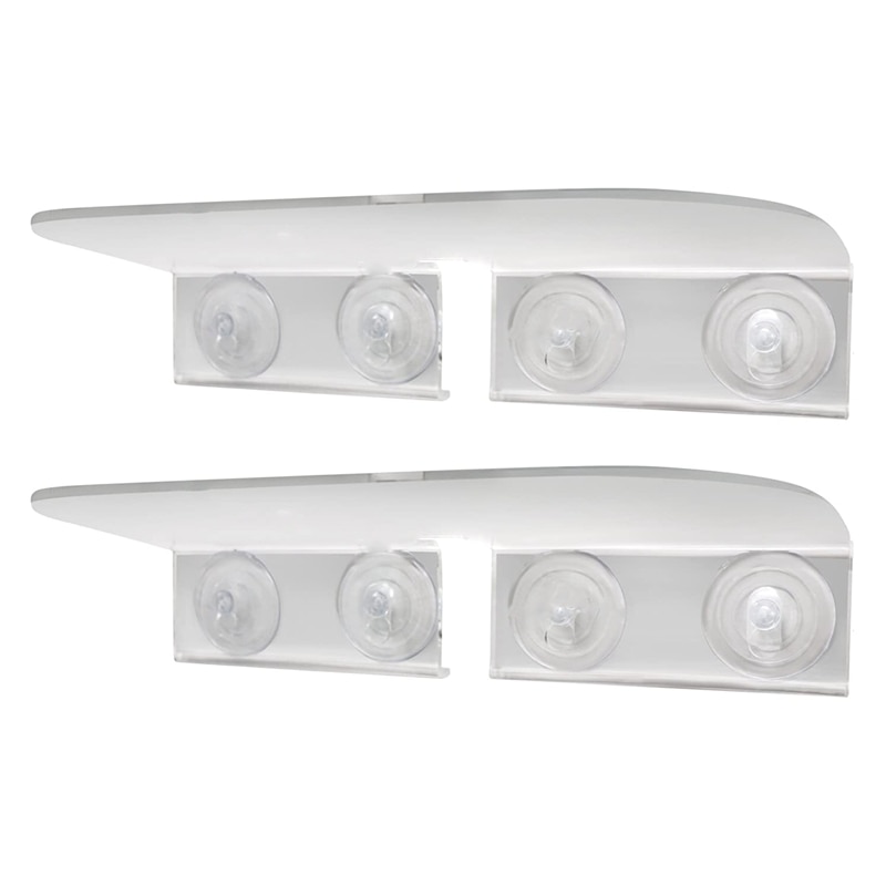 2x Sporgenze Finestra Ventosa Mensola Pianta Finestra Scaffale Finestra Interna Pianta Scaffale per Impianto Al Coperto Giardino