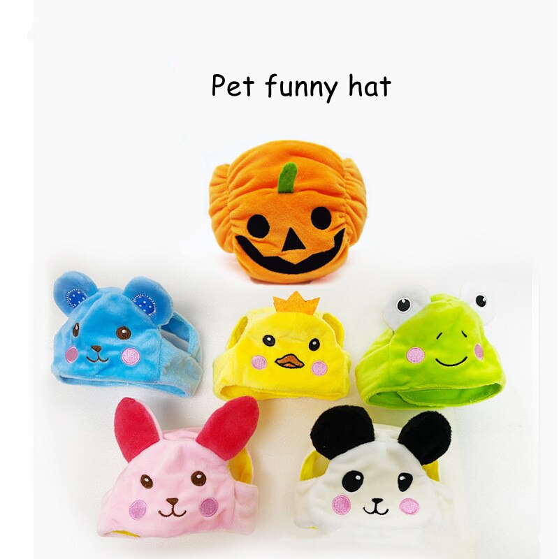 Cute Hats Pet Hat Halloween Funny Pumpkin Hat Cute Pet Animal Costume Headgear Dog Cat Personality Dog Supplies
