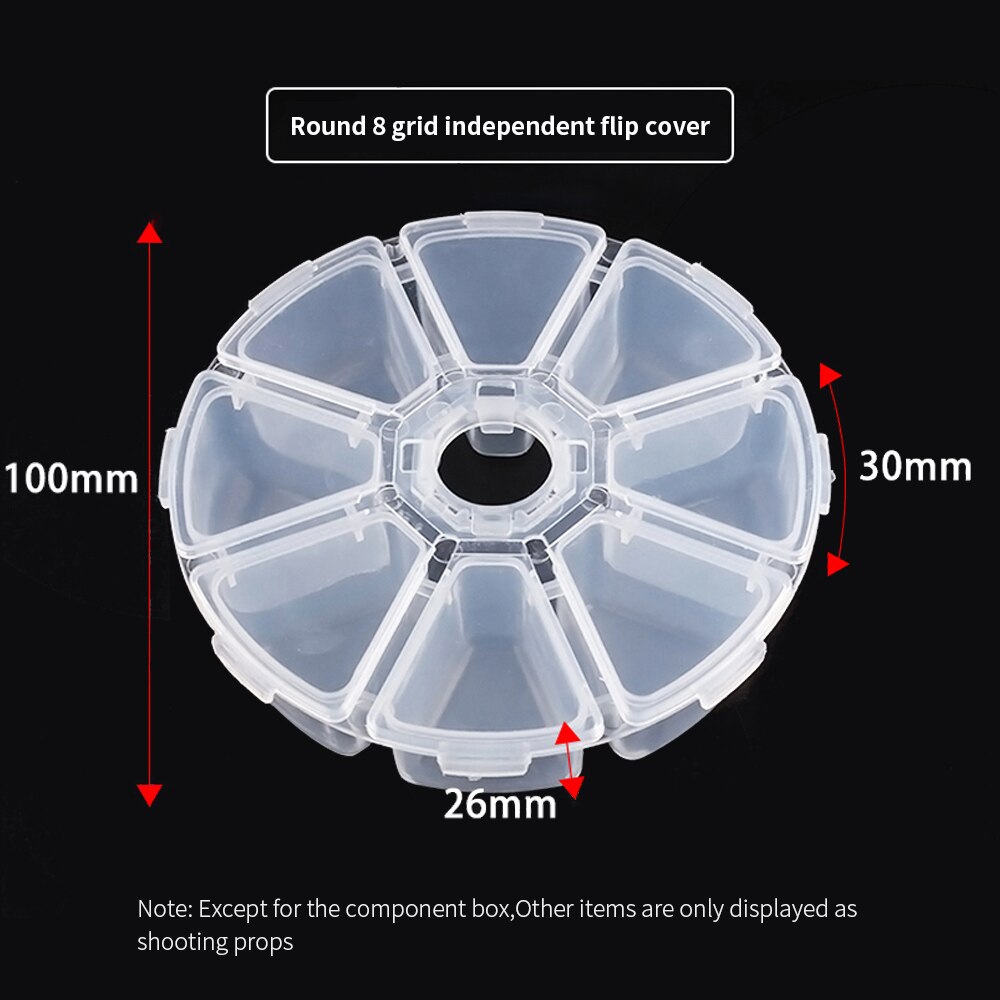 LUXIANZI Waterproof Plastic Storage Tool Box Portable Transparent Metal Parts Hardware tools Screwdriver Organizer toolbox Case: LXZ920207