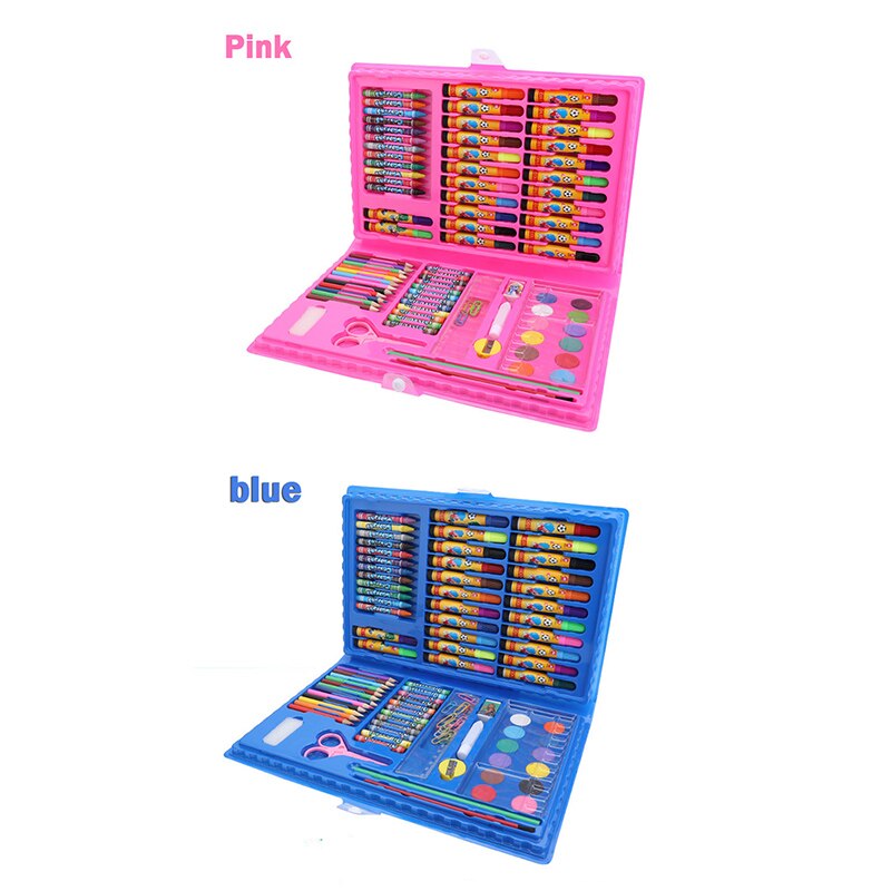 86 Pcs Children Painting Tools Art Supplies for Drawing with Watercolor Pen Ruler Sharpener VH99