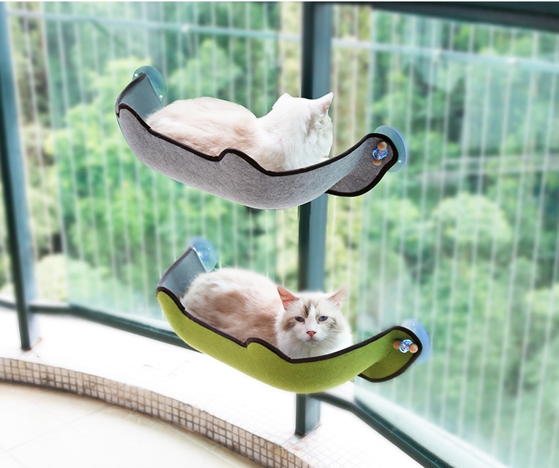 Letto per gatti Pet gatto amaca letto caldo morbido montato finestra lettino per gatti ventosa appeso letto stuoia mensola letto per dormire casa per Katten