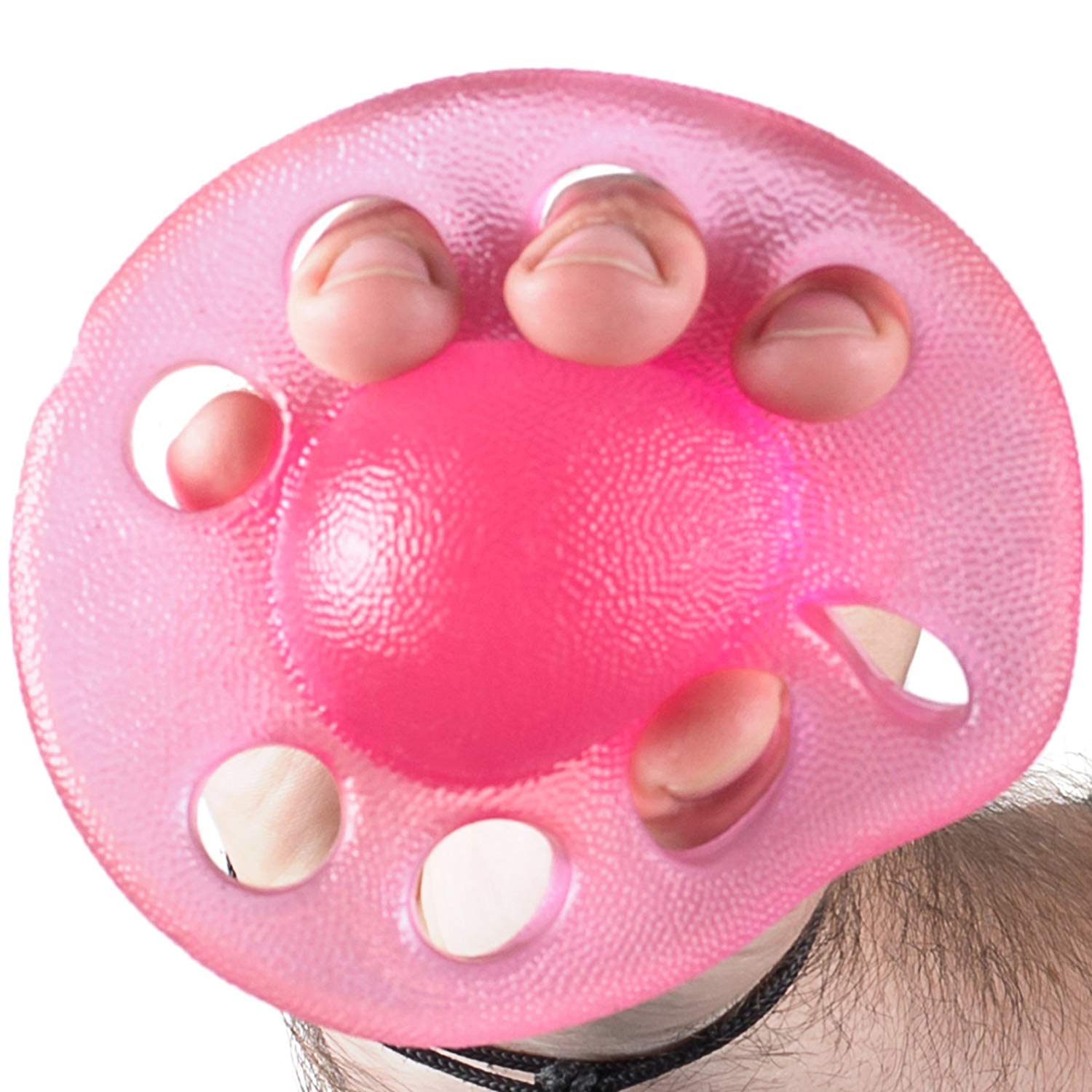 Hand Exerciser - Grip, Forearm Wrist Strengthener - Squeeze and Flex Finger Extension Trainer Therapy Stress Ball Training, Ph