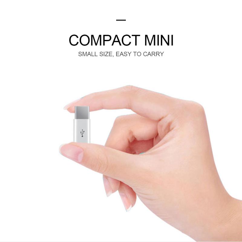 Smarttelefontype-c til mikro usb-adapter for android mobil mini type-c jack usb c-kontakter otg converter