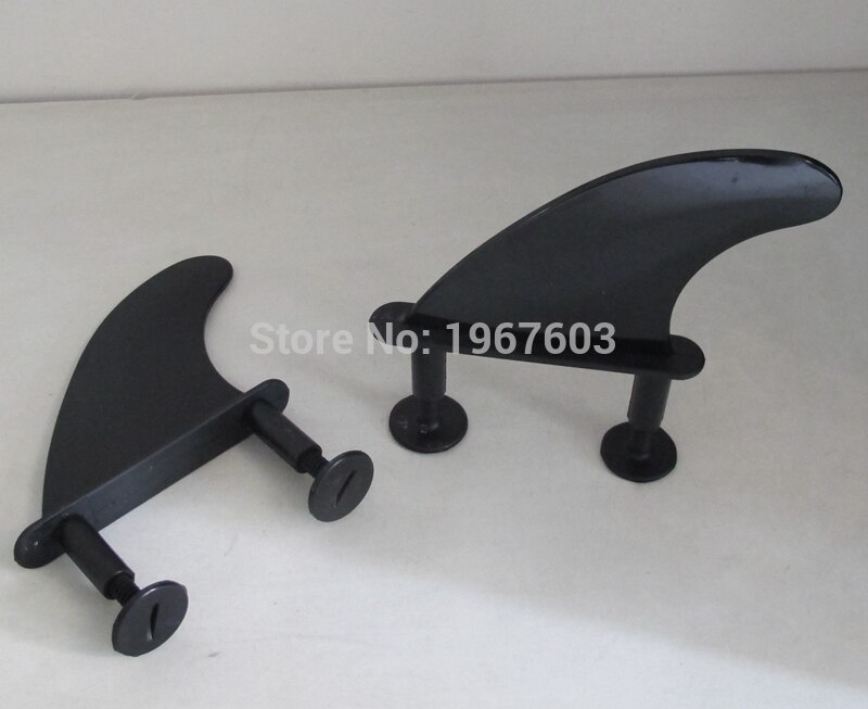 5" Soft Surf Fins Rear Surfboard Fins All-round Black Surfing fin Tri Thruster Set Quad Set