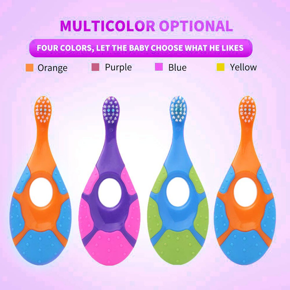 Cepillo de dientes de bebé, cerdas suaves, sin BPA, cepillo de dientes para bebé, cepillo de dientes de entrenamiento, cepillos de dientes para cuidado Dental de bebé