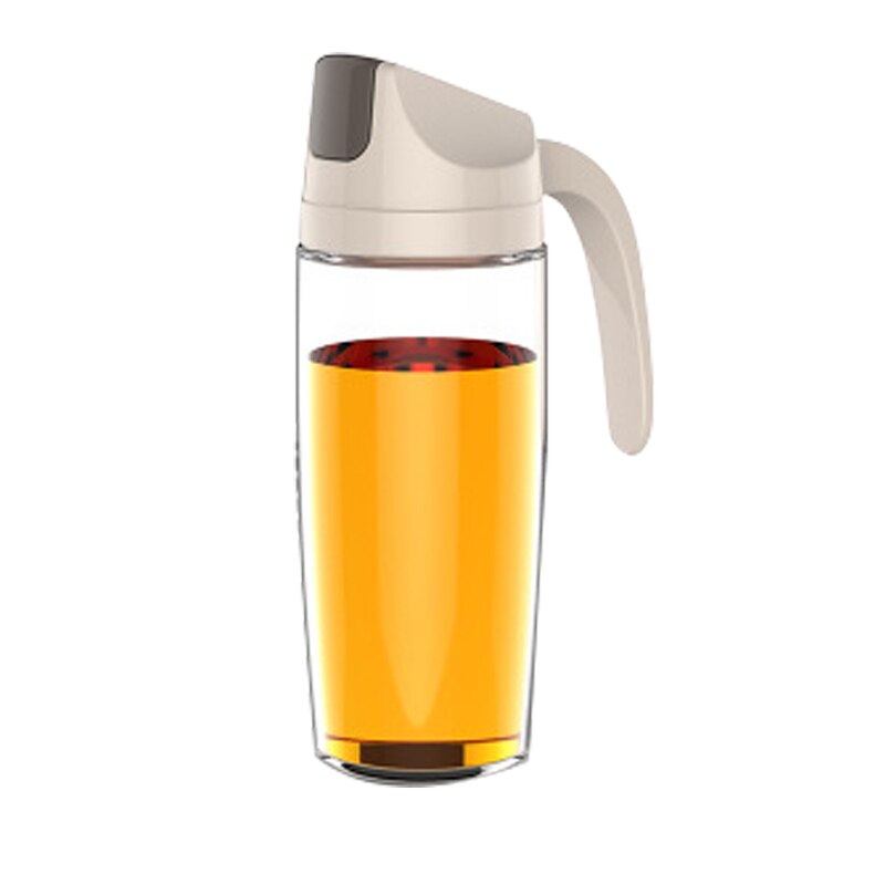 Da cucina di Olio di Vetro Bottiglia di distributore Automatico di Apertura Chiusura Casa Bottiglie per Olio E Aceto Miele D'oliva Contenitore di Olio di vendita calda: albicocca 600ml