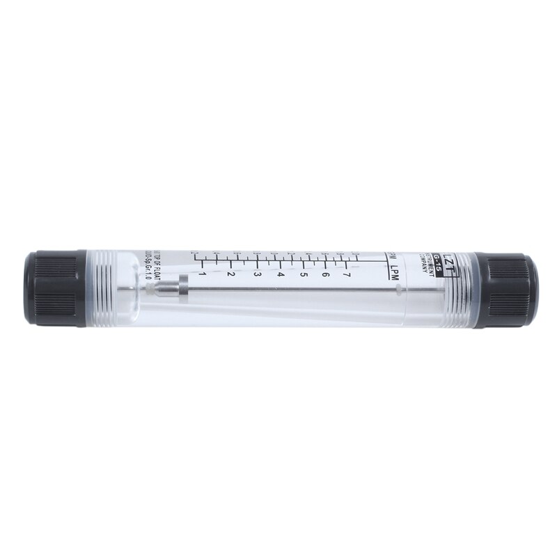 GTBL-medidor de flujo de líquido de agua en línea, LZT rotámetro, rosca hembra de 1/2 &quot;, 0,2-2,0 GPM 1-7 LPM