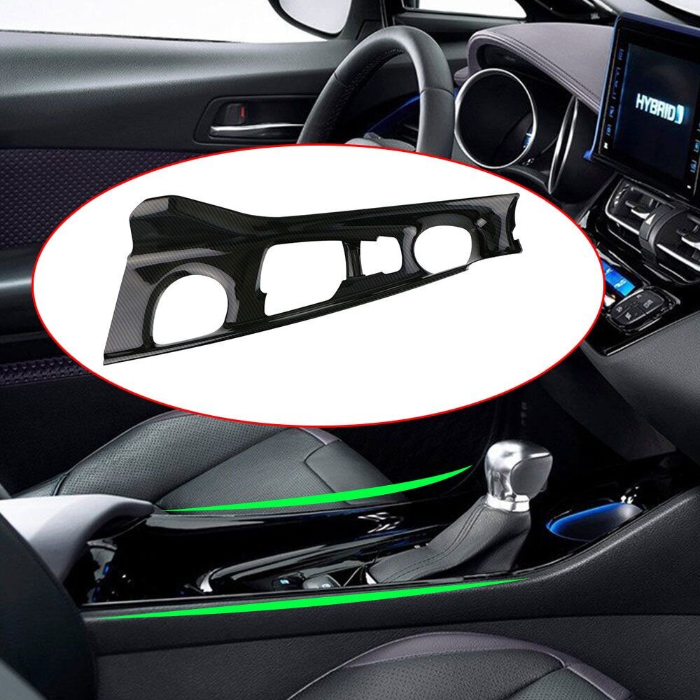 Car Accessories Console Gear Shift Panel Decoration Cover Trim Water Cup Decal Strips for Toyota CHR C-HR LHD