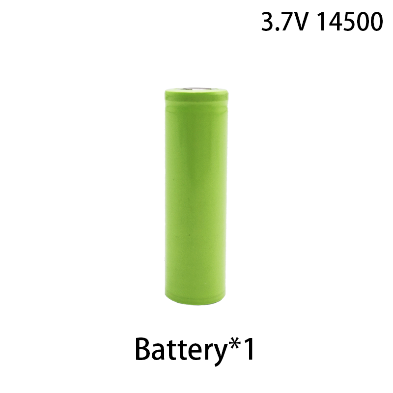100% original high 14500 lithium battery, high-power 3.7V rechargeable battery, multifunctional and durable 500mAh: PURPLE
