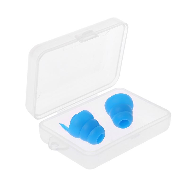 1 Pair Silicone Earplugs Noise Cancelling Ear Plugs Hearing Protection