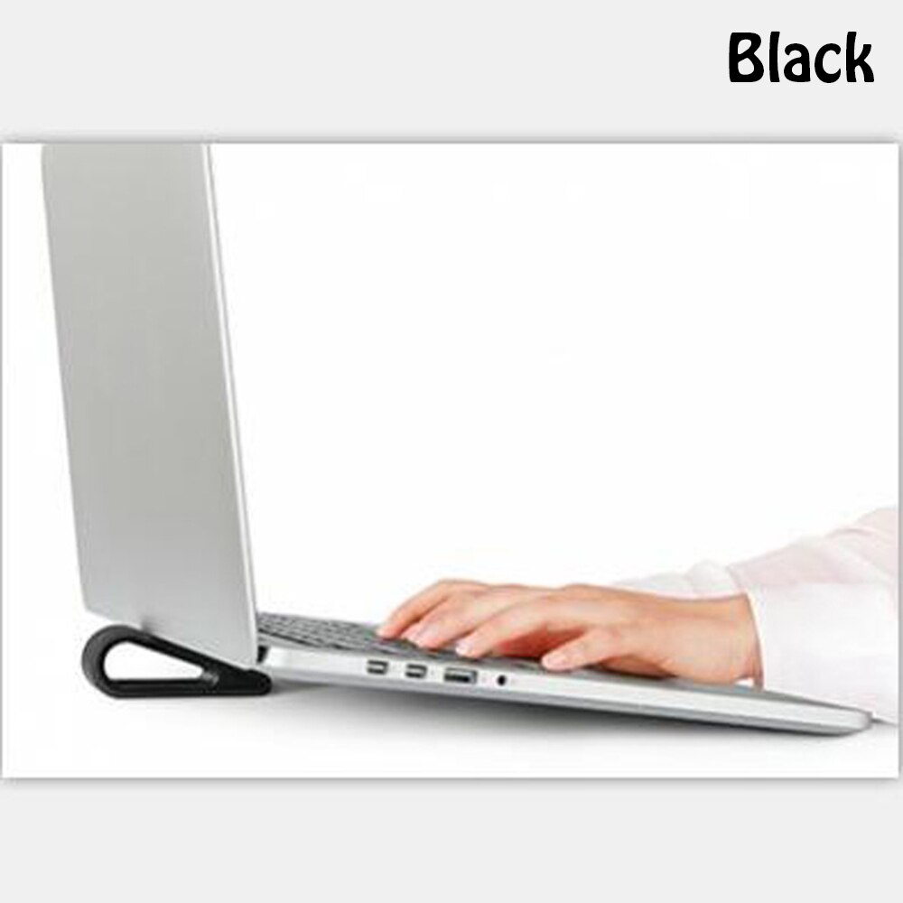 1PC Simple Laptop Stand Adjustable Bracket Desktop Computer Increased Shelf Cooling Base Pad Bracket Office Supplies