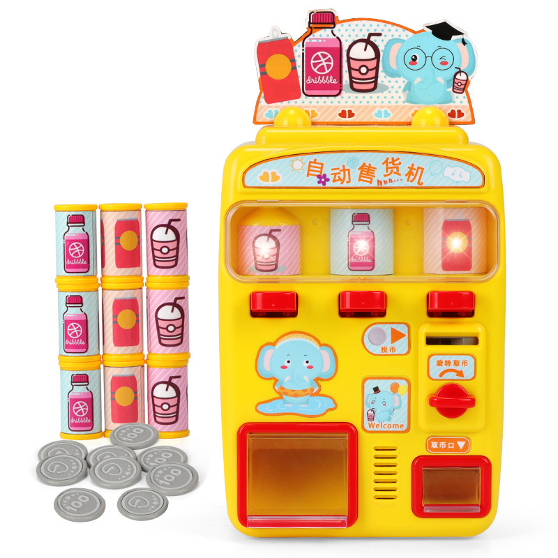 Børns legetøjsautomat simulering shoppinghus sæt 0-3 år gammelt baby spillegetøj giver børn det bedste hus