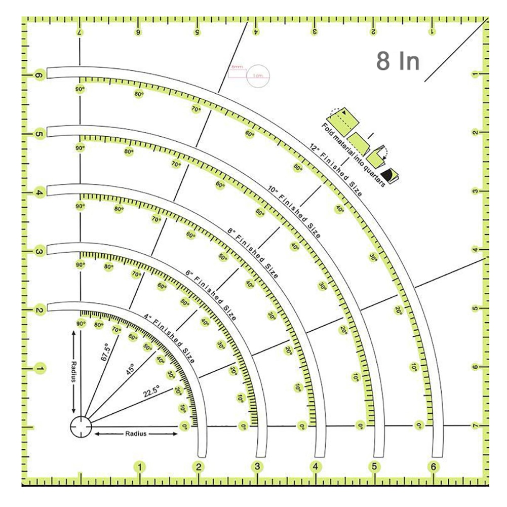 DIY Drawing Ruler Patchwork Ruler High Grade Acrylic Material Transparent Ruler Scale Office School Line Drawing