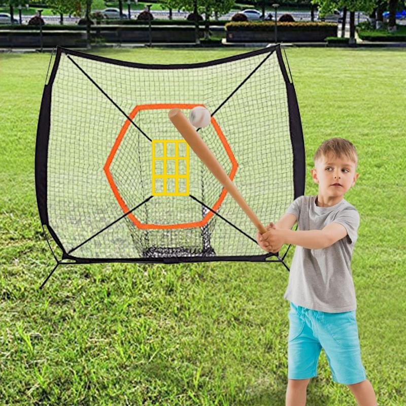 Filet d'entraînement de baseball et de softball, équipement portable pour frappe, lancer, frappe, battement