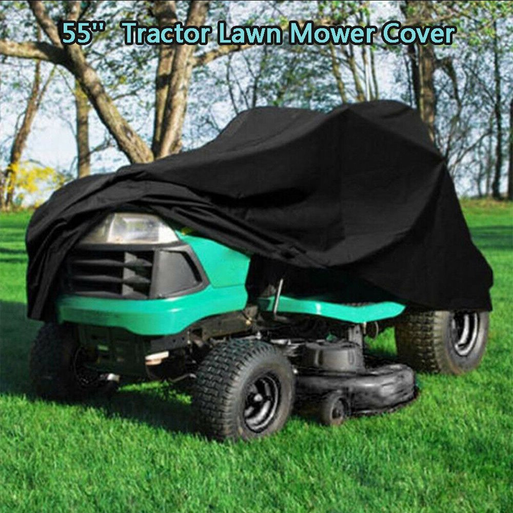 55 ''traktor Abdeckung 210D Oxford Tuch Wasserdichte Sonnencreme Frostschutz Traktor Rasenmäihr Abdeckung