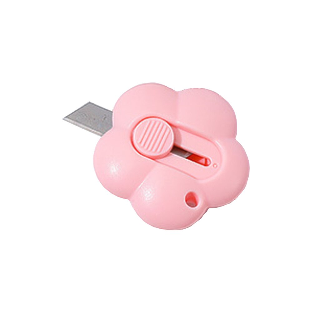 1Pc Kawaii Kat Poot Utility Mes Intrekbare Papier Cutter Express Doos Opener Snijmes School Stationery Office Supplies: D