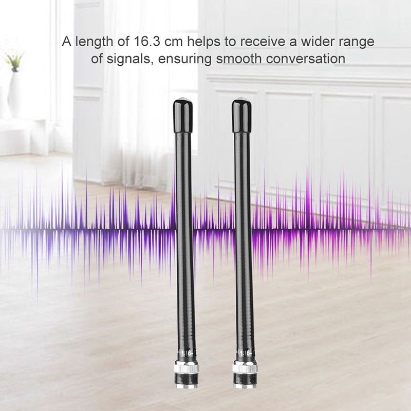 Aerial Antenna For Icom Two-way Radio 136-174MHz Walkie Talkie 2Pcs Replacement Replaces Accessories