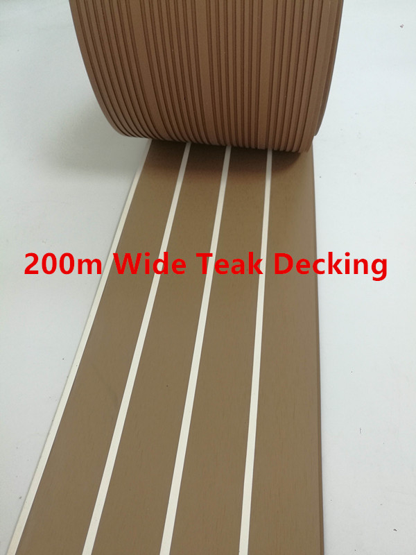 Båd marine yacht syntetisk pvc teak deck deck system prøver ordre kit