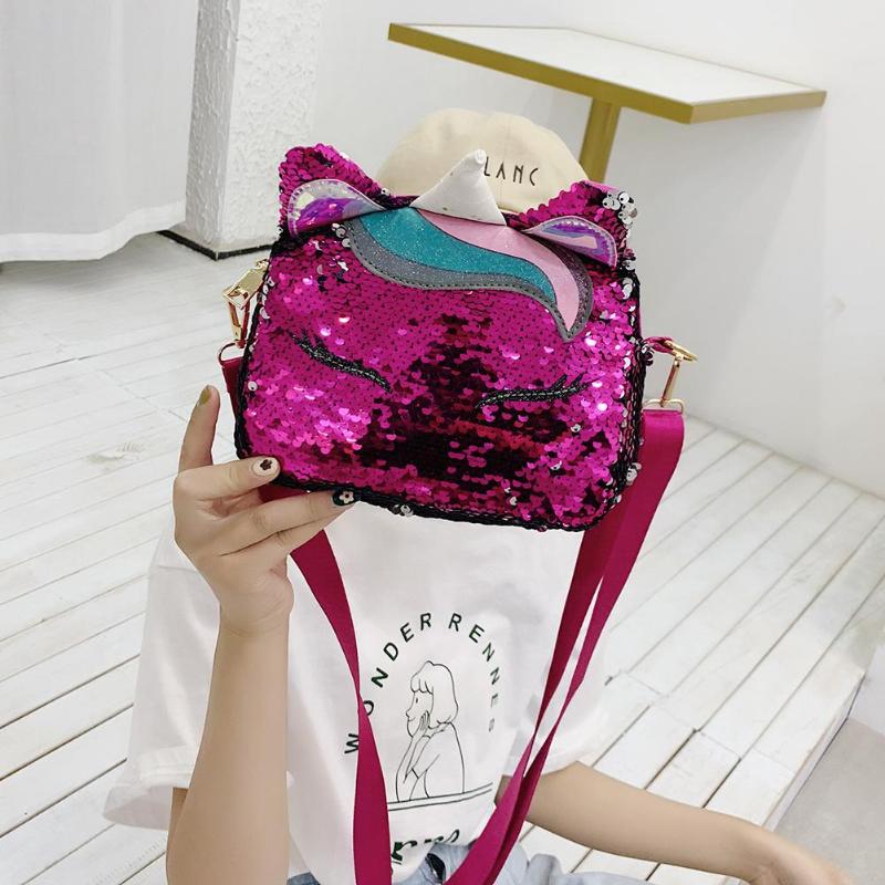 Leuke Pailletten Dier Vormige Schouder Messenger Handtassen Vrouwen Kleine Glitter Crossbody Tassen voor Dames Party Purse