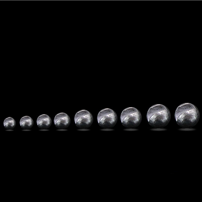 Plomo de pesca con plomo de 0,2g-2g, señuelo con Clip para morder, línea de plomo redonda, portección, bolsa de 20-50 piezas