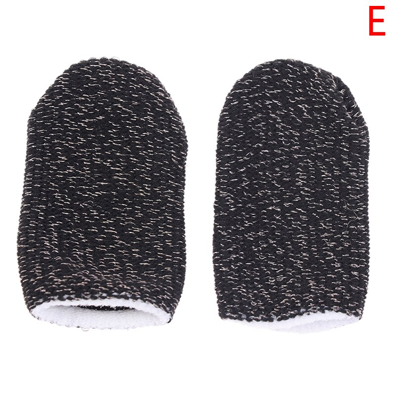 2PCS Gaming Fingerlinge - Schweißfeste Touchscreen Daumenhandschuhe: E