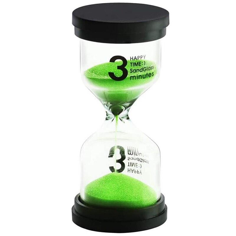 Sand Timer,6 Pieces Hourglass Sandglass Timer 1Min / ins / 5Mins / 10Mins / 15Mins / 30Mins for Games Classroom Home
