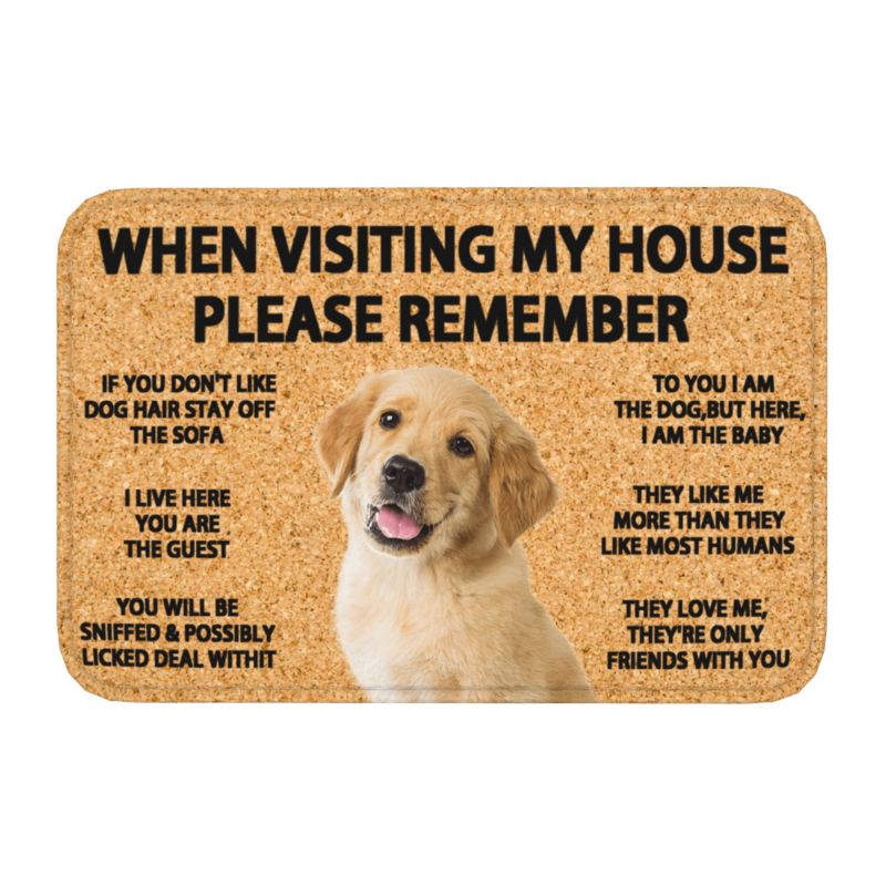 Please Remember English Bulldog Doormat Non-Slip Bathroom Kitchen Mat Living Room Door Floor Entrance Carpet Rug: VIOLET/紫罗兰