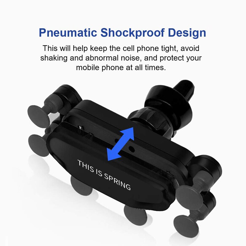 Universal Gravity Car phone Holder Car Air Vent Mount Car Stand For iphone 7 8 X For Samsung S8 S9 S10 Mobile Phone Holder