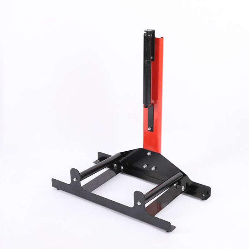 Autodetailing rolstandaard voor wielen 360 ° banden- en wieldetailingsysteem auto-reinigingsapparatuur velg- en bandenreinigerstandaard: Rood