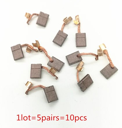 Kulbørsteholder til makita 638895-7 638614-1 bdf 446 bdf 456 bhp 446 bhp 456 dhp 456 ddf 456 bdf 452 dtd 146 bhp 454 lxp 03 bhp 444: 10 stk børster