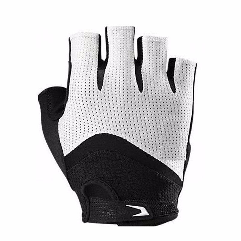 Guanti da ciclismo Pro team, guante de ciclismo de medio dedo, rojo, blanco, para motocicleta, MTB, Guantes de bicicleta de carretera, Unisex, guantes de deporte de bicicleta