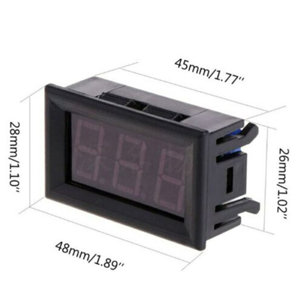 12v led digitale display thermometer  -50 ~ 110 °c autometer temperatuur voertuig digitale thermometer met sonde