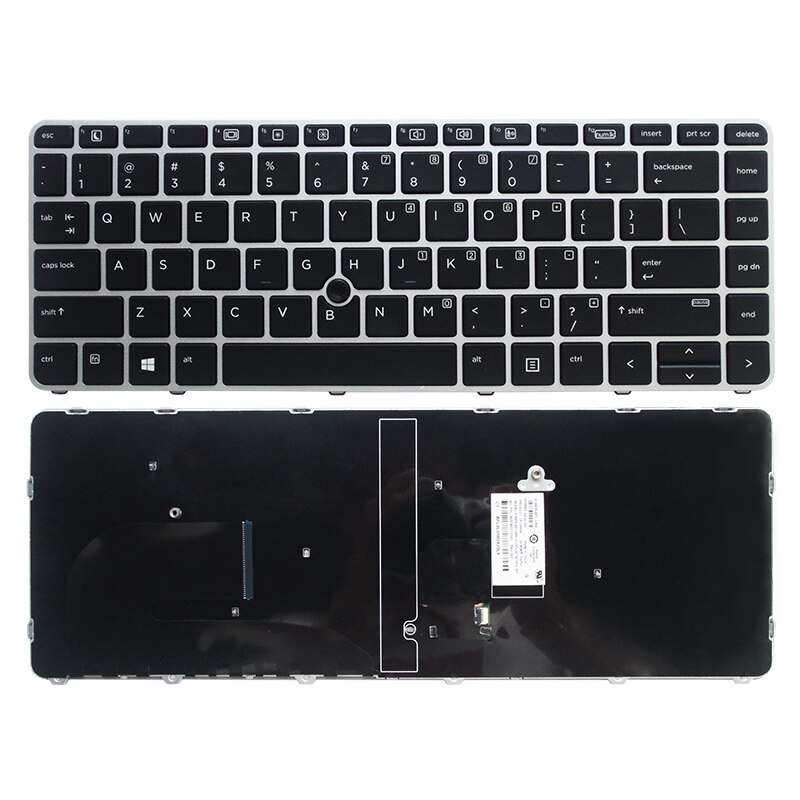 Laptop US Keyboard for HP EliteBook 840 G3 745 G3 745 G4 840 G4 848 G4 English Keyboard: with Mouse stick