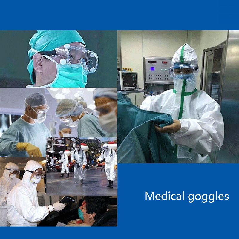 Safety Glasses Personal Protective Equipment Eyewear Protection, Clear High , Vented Sides, For Construction