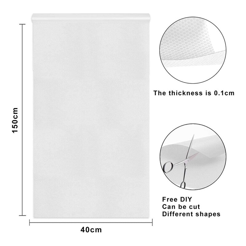 4 Pcs Refrigerator Mats,Drawer Liner,Refrigerator Pads Drawer Table Placemats,Waterproof Fridge Liners 40X150cm