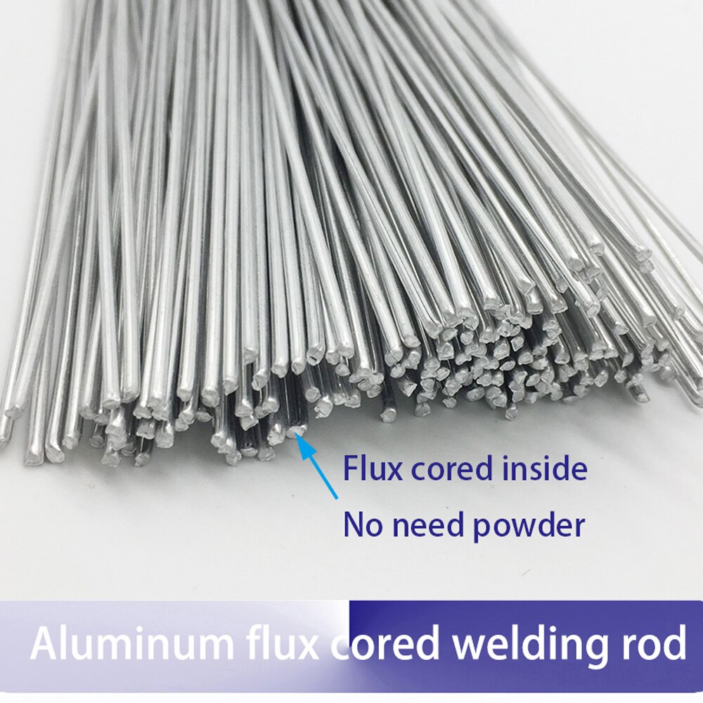 Alambre de soldadura de baja temperatura, núcleo de soldadura de aluminio, electrodo de aluminio (sin flujo), multiherramientas, 10/20/30/50 Uds. 1,6mm/2mm * 50cm