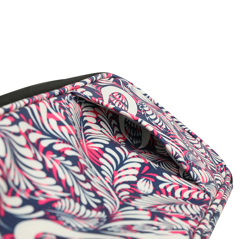 betroffen Nadeln fallen Taille Trommel Blume Leere Tasche Häkeln Haken Reißverschluss Lagerung Tasche Haushalts Reise Veranstalter Zubehör